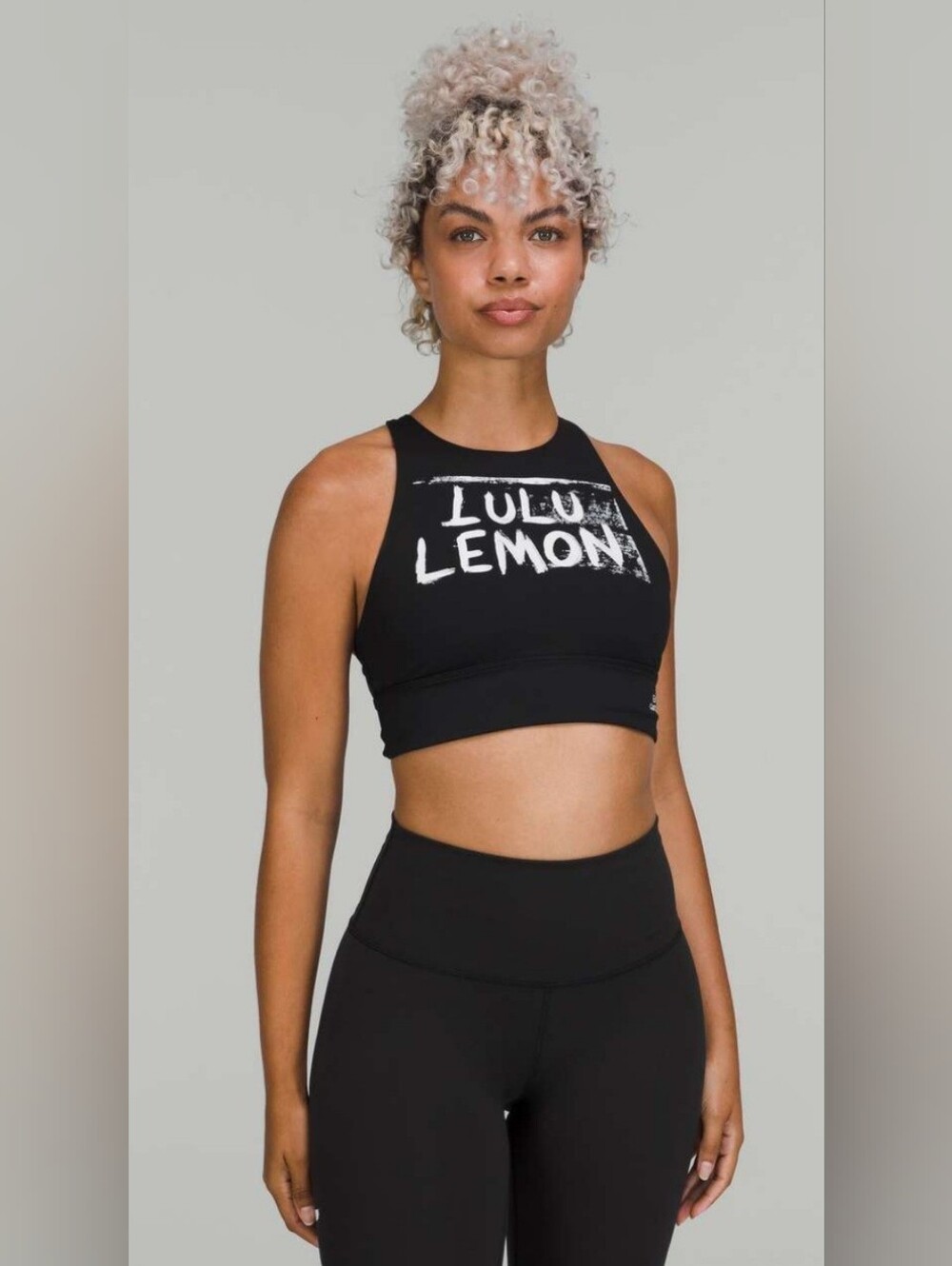 Lululemon Women 4 Sports Bra Ed Curtis Collaberation